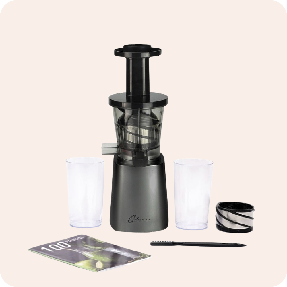 optimum 600m black ex-demo cold press juicer