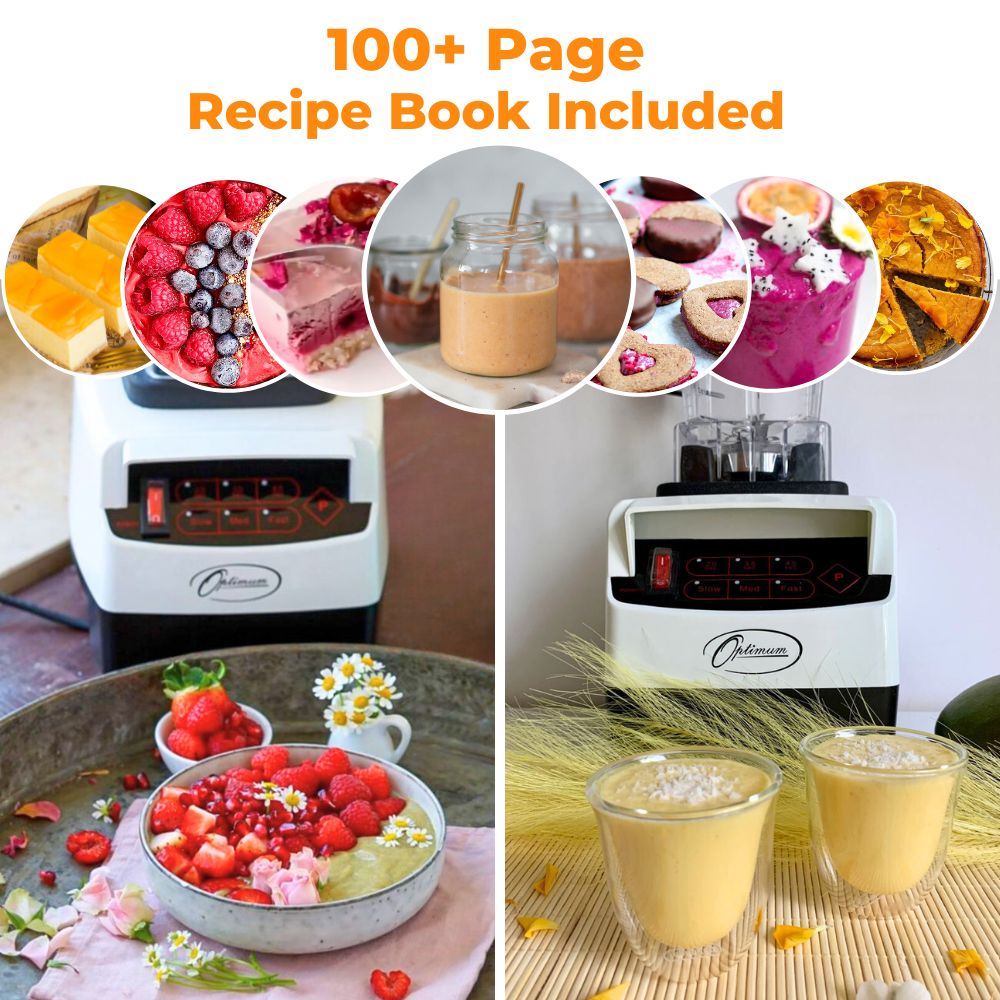 froothie best high speed blender optimum 9200A award winner powerful 2611 watts, 100 page recipe book