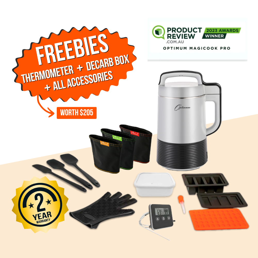 optimum magicook pro oil herb infuser decarboxylator award winner