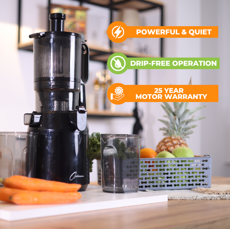 optimum 600xxl best cold press slow juicer award winner New Zealand quiet ex-demo
