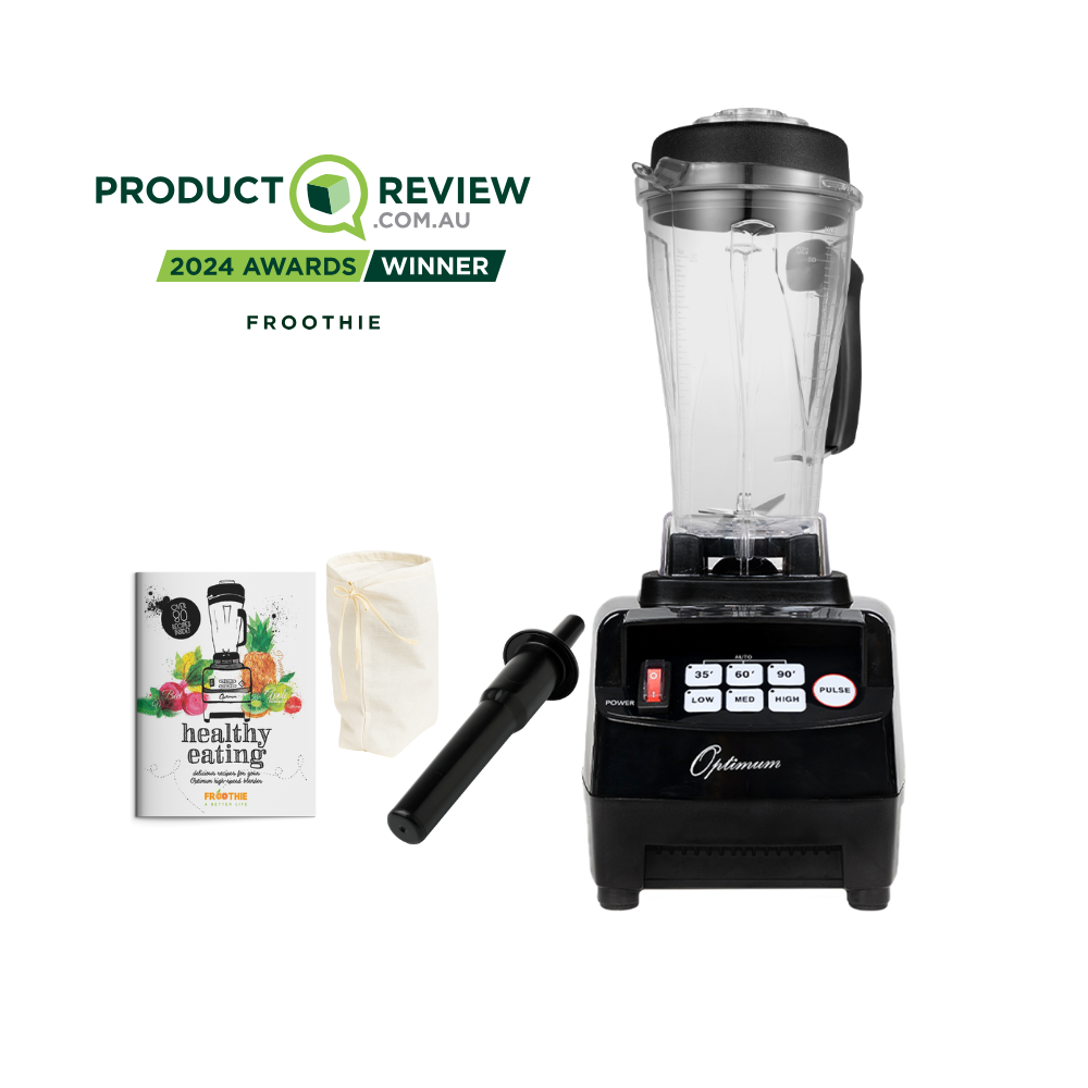 optimum 8200 best high speed blender Australia froothie award winner black