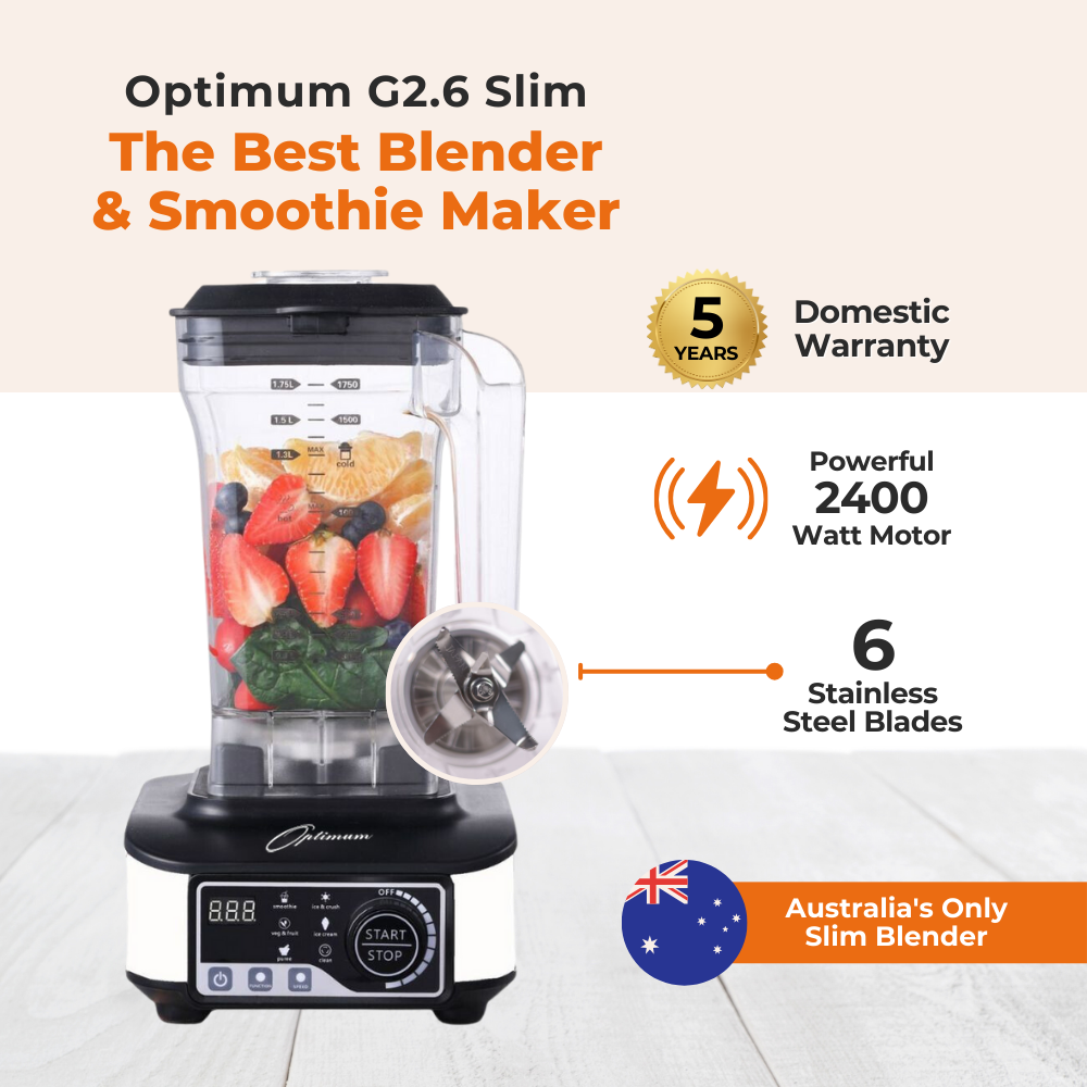 optimum g2.6 best blender for smoothies, smoothie maker - productreview award winner black