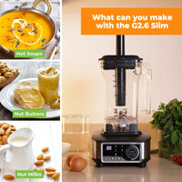 Thumbnail for optimum g2.6 best blender for smoothies, smoothie maker - productreview award winner nut butter