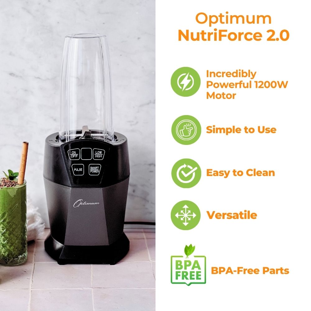 Optimum Nutriforce 2.0 Extractor Smoothie Maker - Personal High Speed Blender award winner