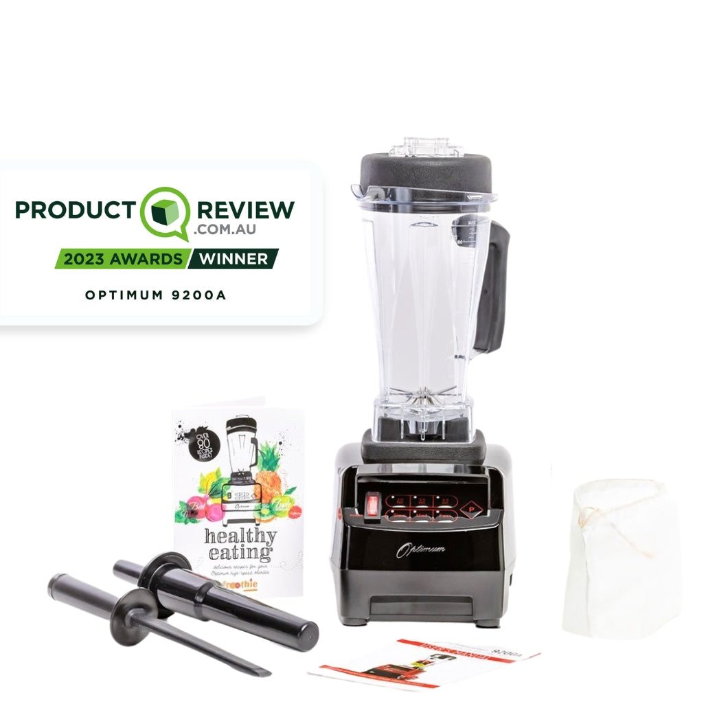 froothie best high speed blender optimum 9200A award winner powerful 2611 watts, black