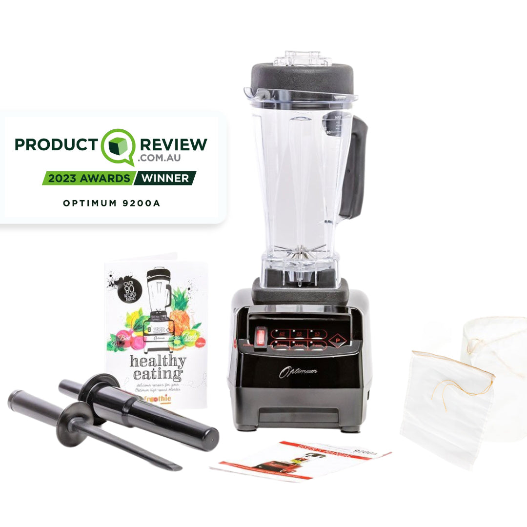 froothie best high speed blender optimum 9200A award winner powerful 2611 watts, black