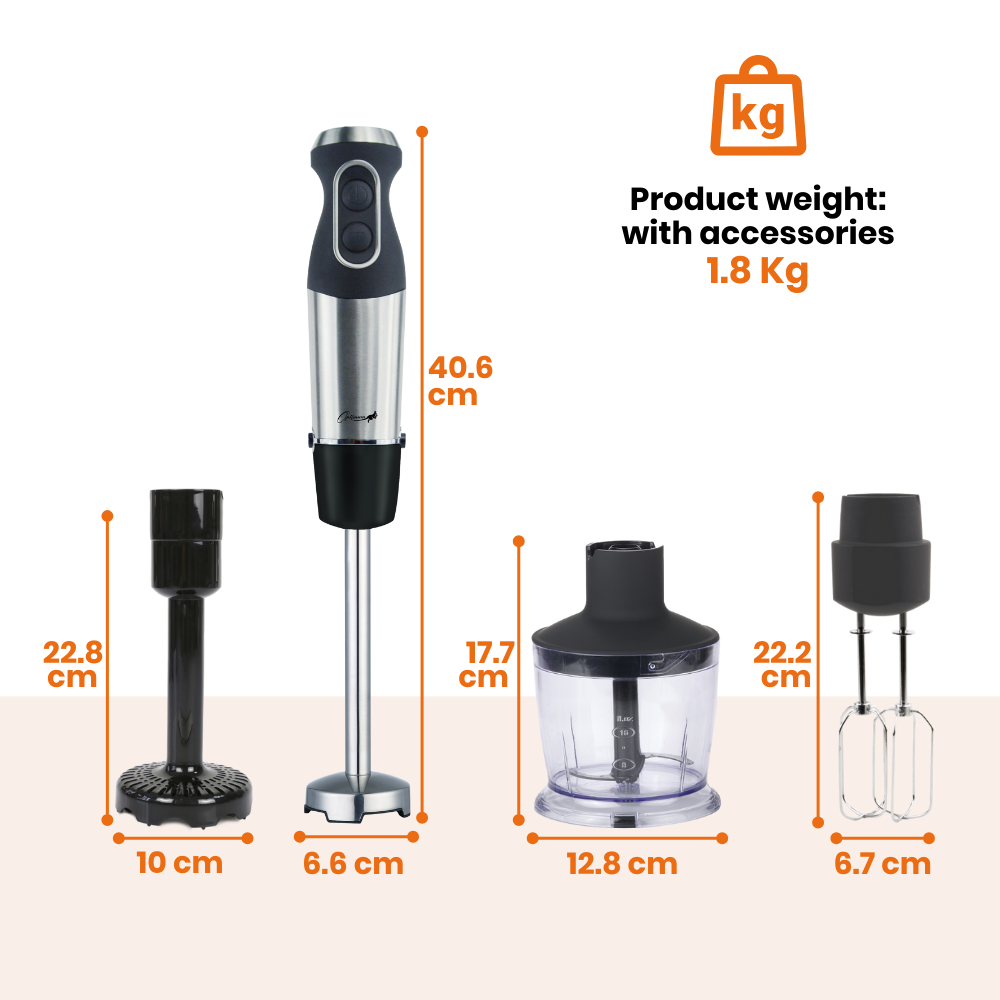 
                  
                    best stick blender new zealand hand immersion blender set safety power button
                  
                