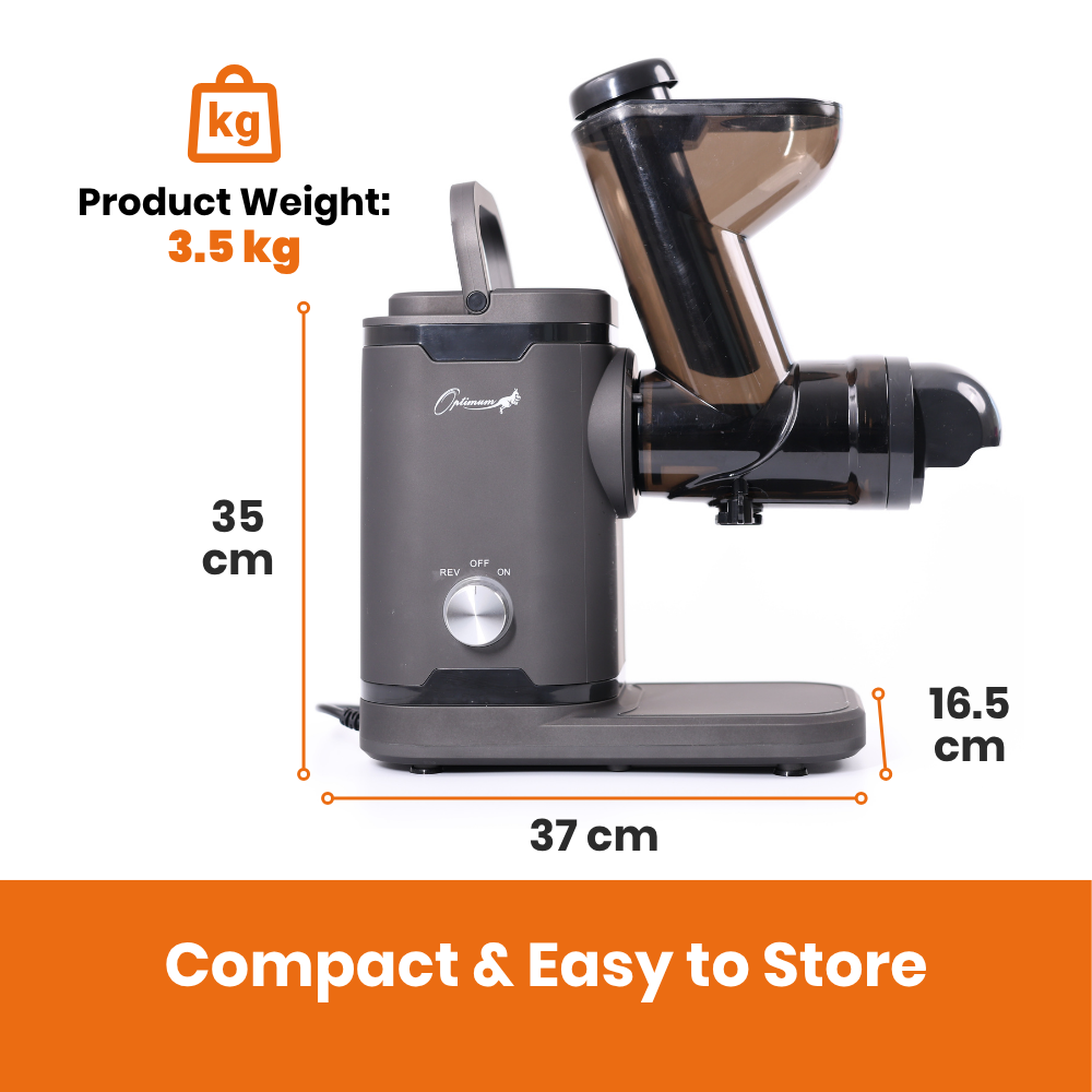 h3000 essential horizontal juicer dimensions, big chute 70mm