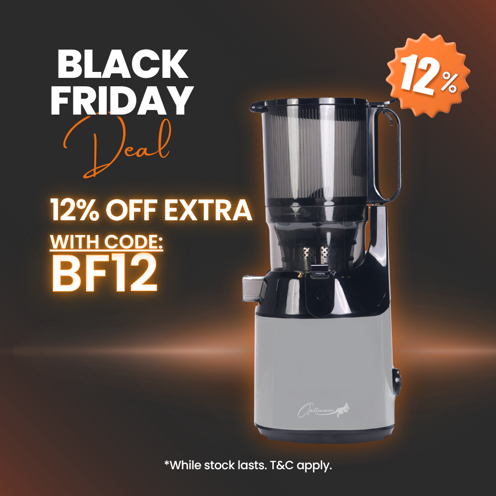 optimum 600xxl best cold press slow juicer award winner New Zealand silver special black friday discount