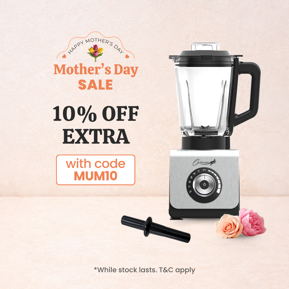 optimum 9400 essential food blender smoothie drink maker with glass jug silver mothers day