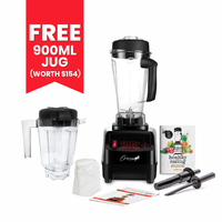 Thumbnail for froothie best high speed blender optimum 9200A award winner powerful 2611 watts, black