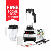 Thumbnail for froothie best high speed blender optimum 9200A award winner powerful 2611 watts, white