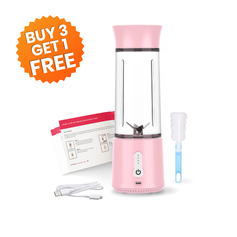 
                  
                    Nutriforce mini buy 3 get 1 free offer portable blender 500ml matte dried rose
                  
                