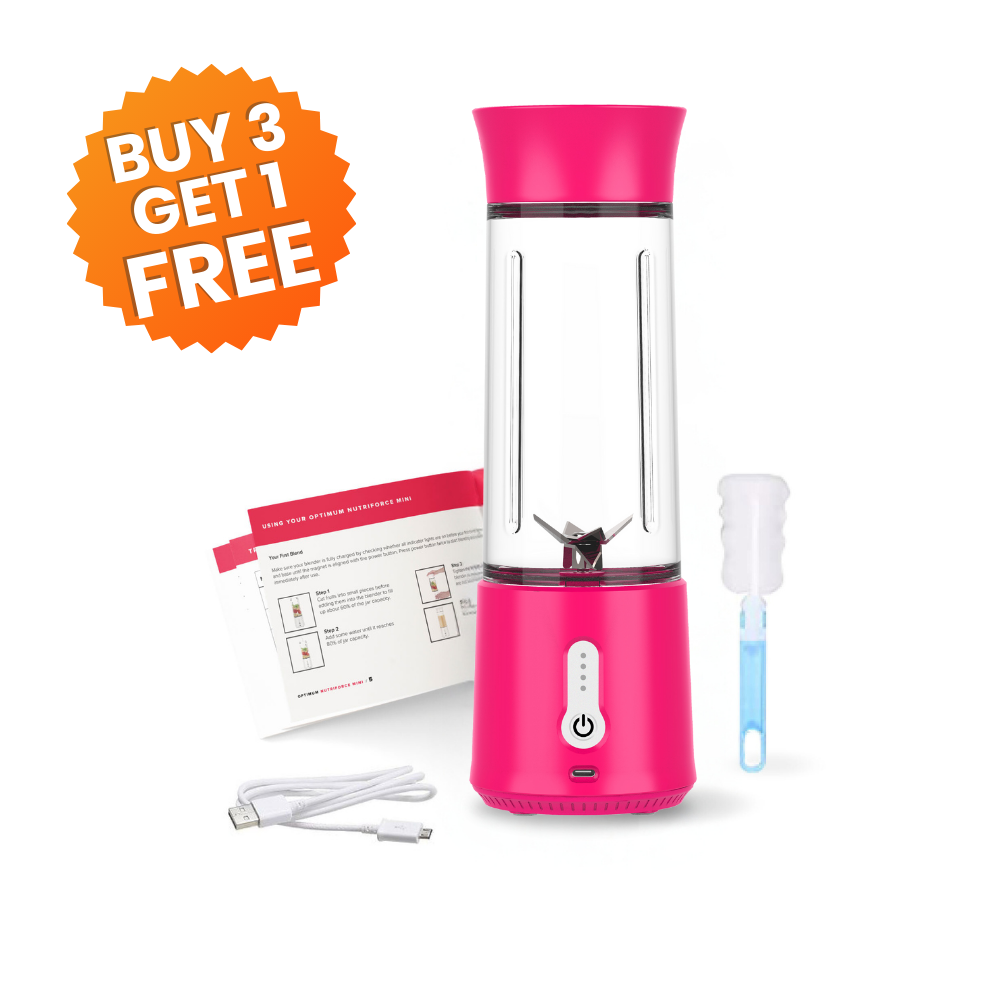 
                  
                    Nutriforce mini buy 3 get 1 free offer portable blender 500ml pink
                  
                