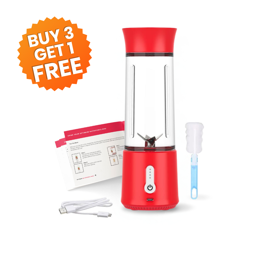
                  
                    Nutriforce mini buy 3 get 1 free offer portable blender 500ml red
                  
                