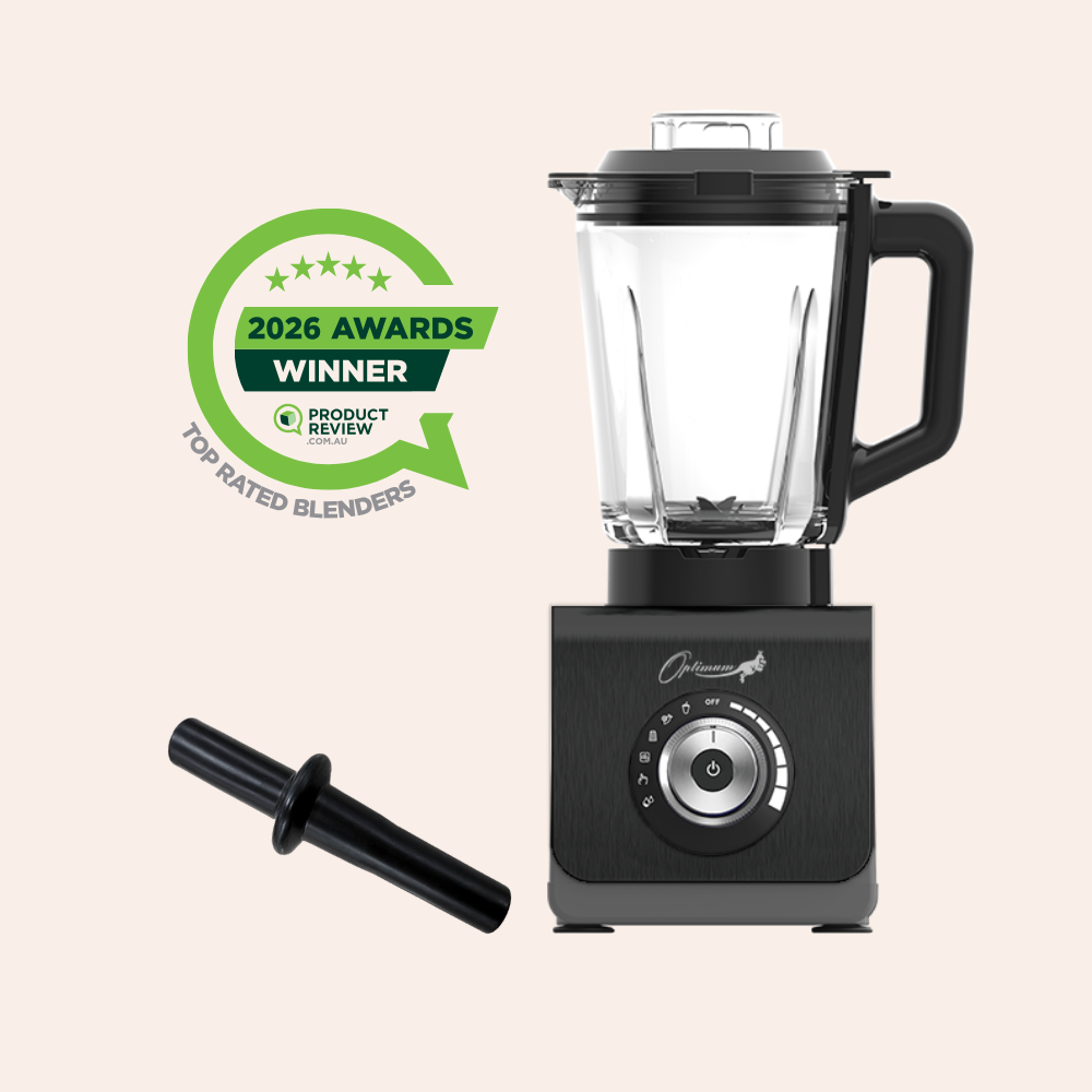 optimum 9400 essential food blender smoothie drink maker with glass jug black