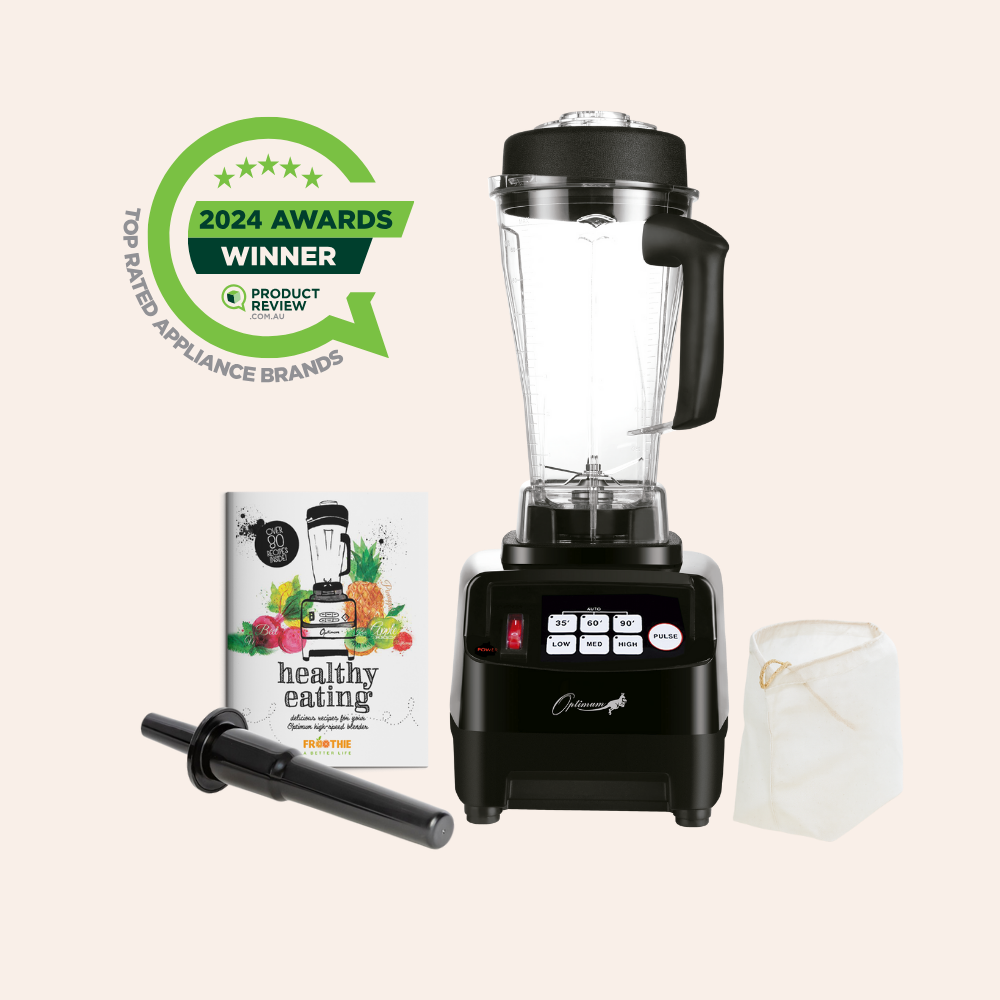 optimum 8200 best high speed blender Australia froothie award winner black