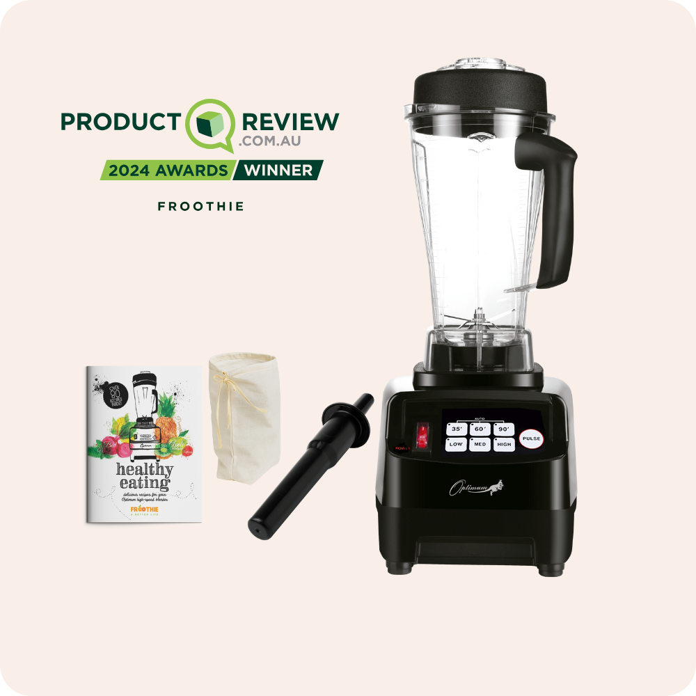 optimum 8200 best high speed blender Australia froothie award winner black