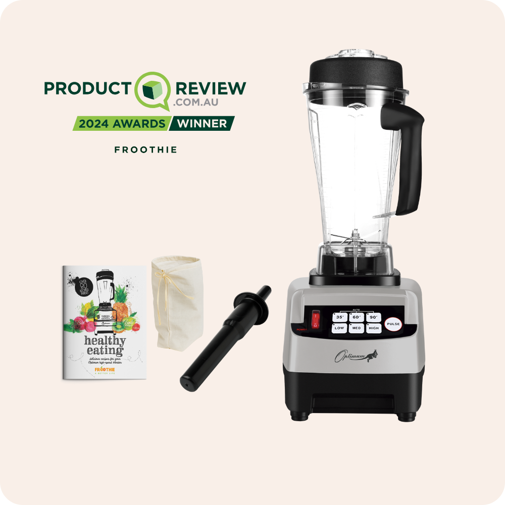 
                  
                    optimum 8200 best high speed blender Australia froothie award winner silver
                  
                