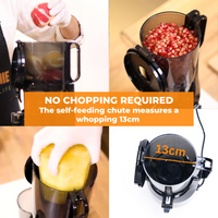 Thumbnail for optimum 600xxl best cold press slow juicer award winner Australia no chopping big chute
