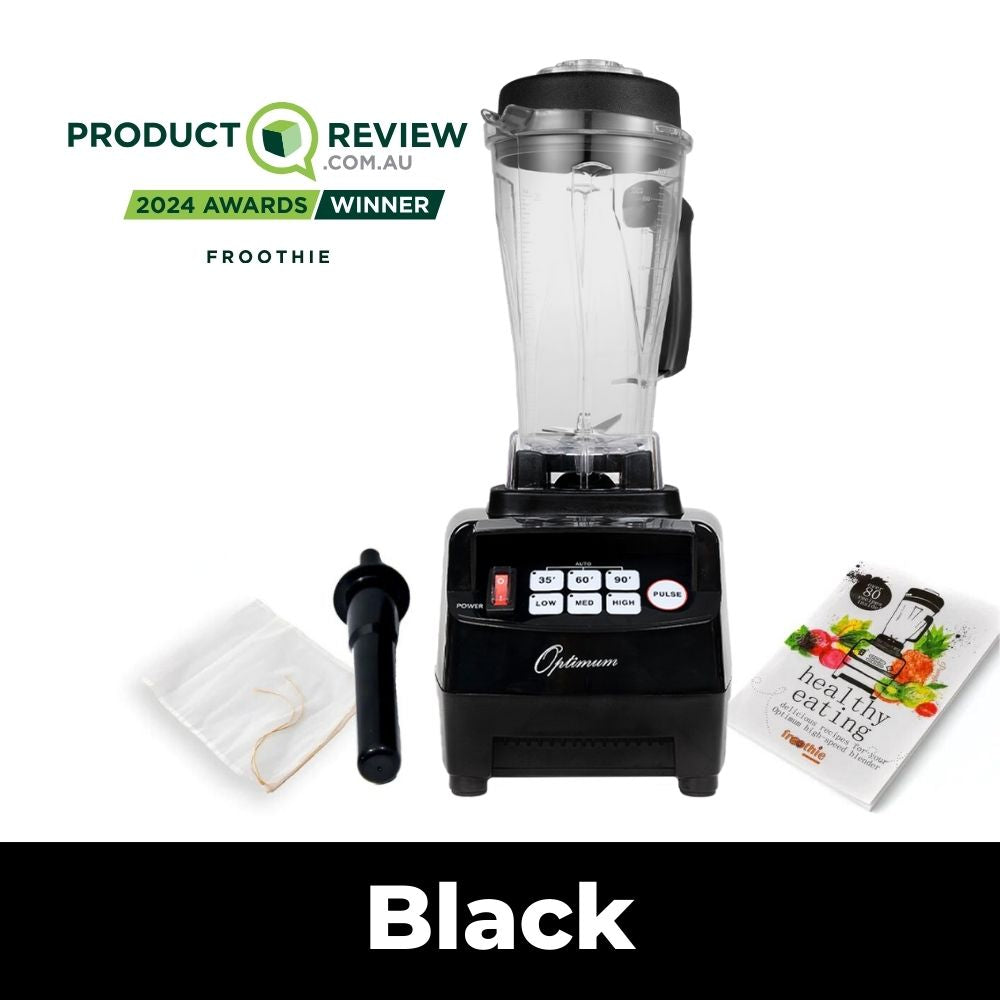 optimum 8200 best high speed blender Australia froothie award winner black