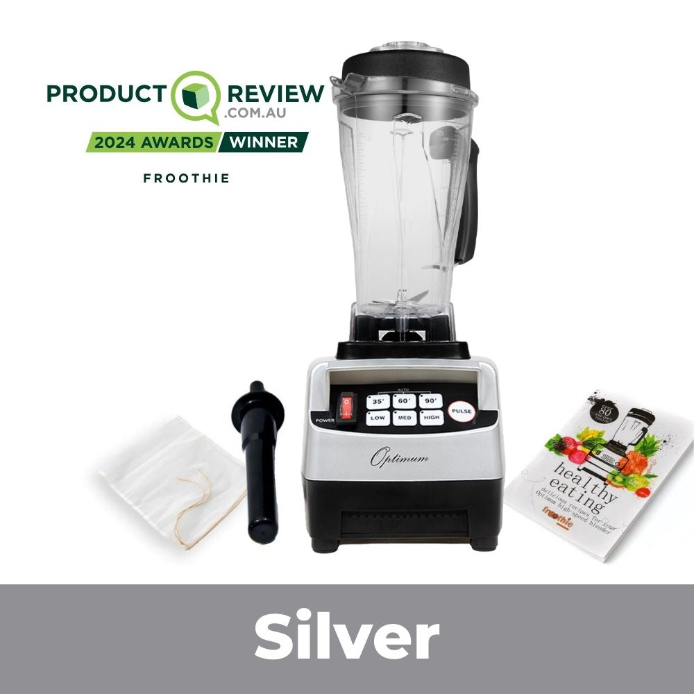 
                  
                    optimum 8200 best high speed blender Australia froothie award winner silver
                  
                