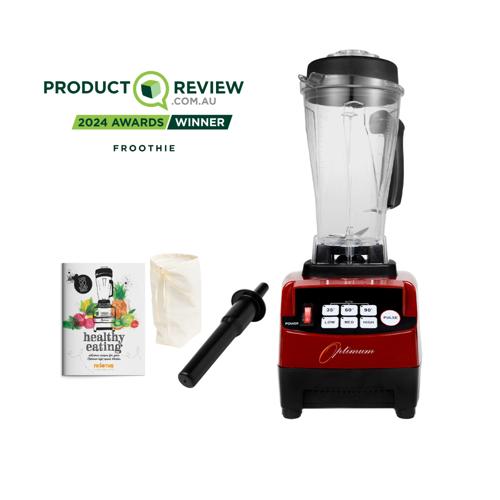 
                  
                    optimum 8200 best high speed blender Australia froothie award winner red
                  
                