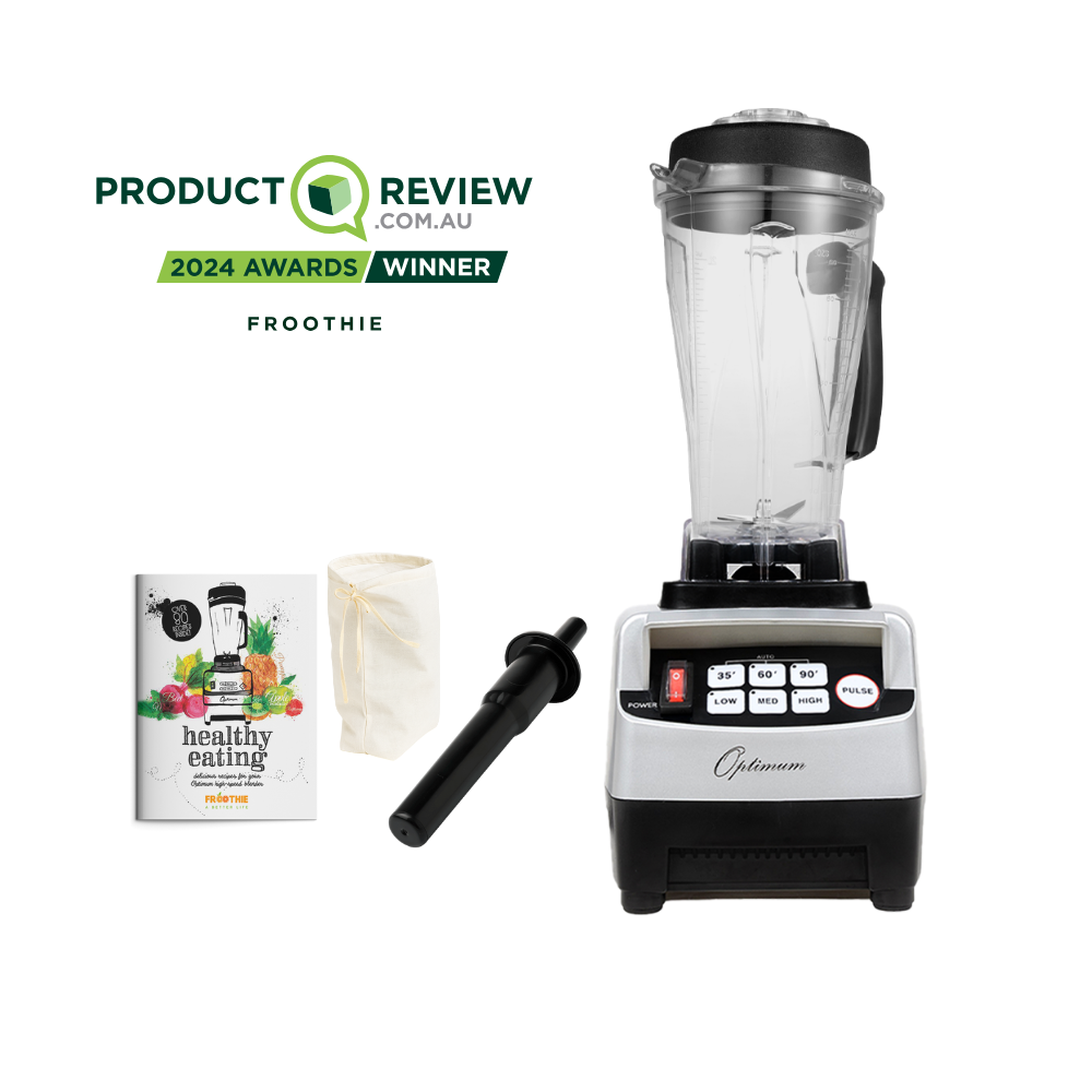 
                  
                    optimum 8200 best high speed blender Australia froothie award winner silver
                  
                