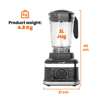 Thumbnail for optimum 9400 3rd gen smoothie blender best in australia black powerful 1500w motor product size