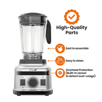 Thumbnail for optimum 9400 3rd gen smoothie blender best in australia black powerful 1500w motor