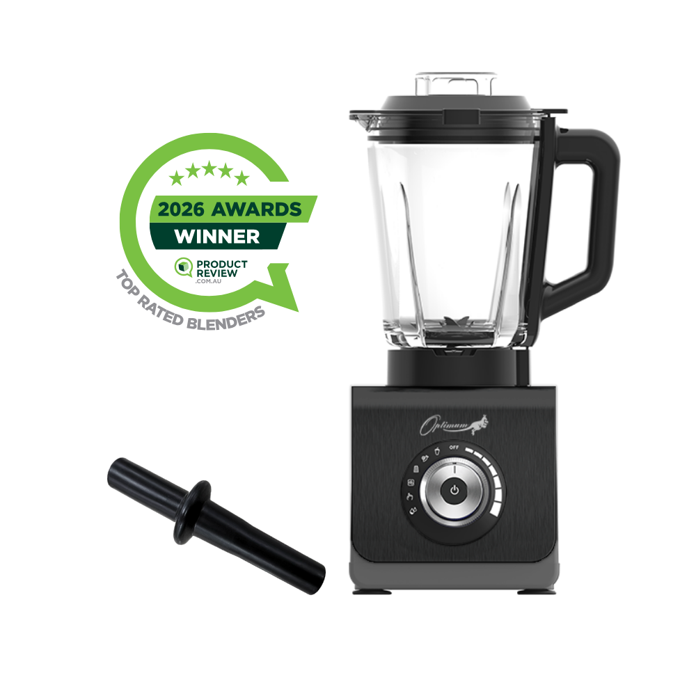optimum 9400 essential food blender smoothie drink maker with glass jug black