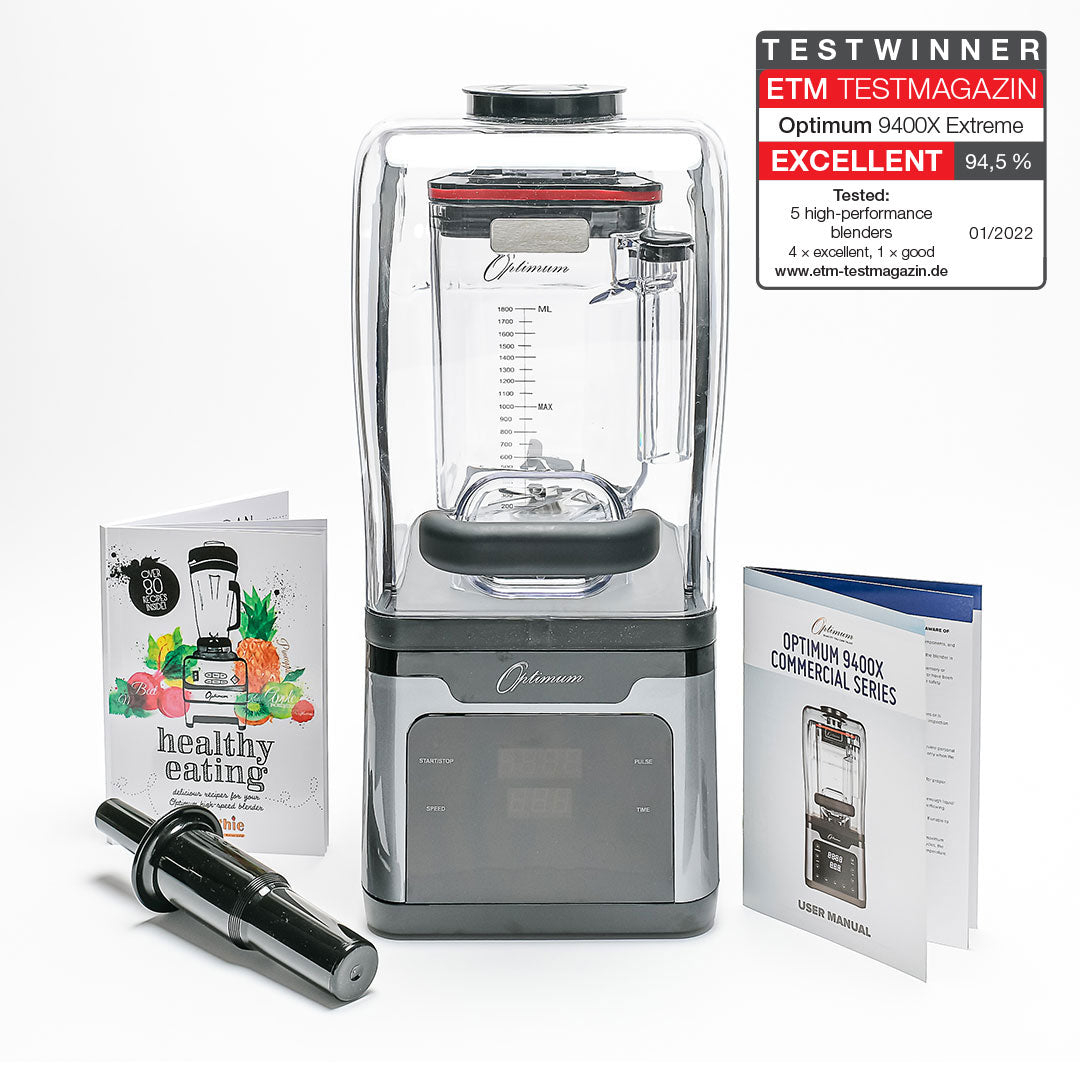 Ex-Demo - Optimum 9400X - Best Commercial Blender in New Zealand With Optional Sound Cover