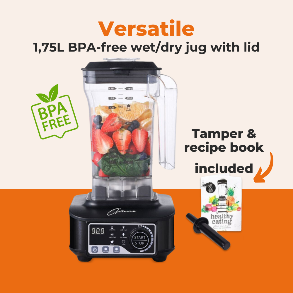 optimum g2.6 best blender for smoothies, smoothie maker - productreview award winner black