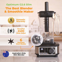 Thumbnail for optimum g2.6 best blender for smoothies, smoothie maker - productreview award winner 2400W