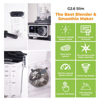 Thumbnail for optimum g2.6 best blender for smoothies, smoothie maker - productreview award winner powerful