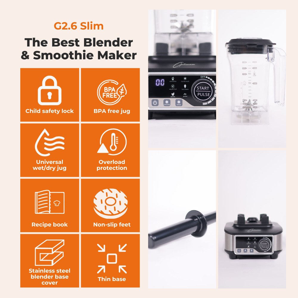 
                  
                    optimum g2.6 best blender for smoothies, smoothie maker - productreview award winner powerful
                  
                