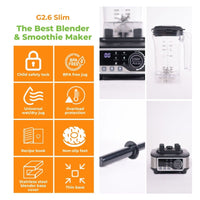 Thumbnail for optimum g2.6 best blender for smoothies, smoothie maker - productreview award winner bpa free