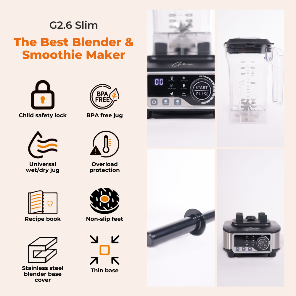 
                  
                    optimum g2.6 best blender for smoothies, smoothie maker - productreview award winner powerful
                  
                