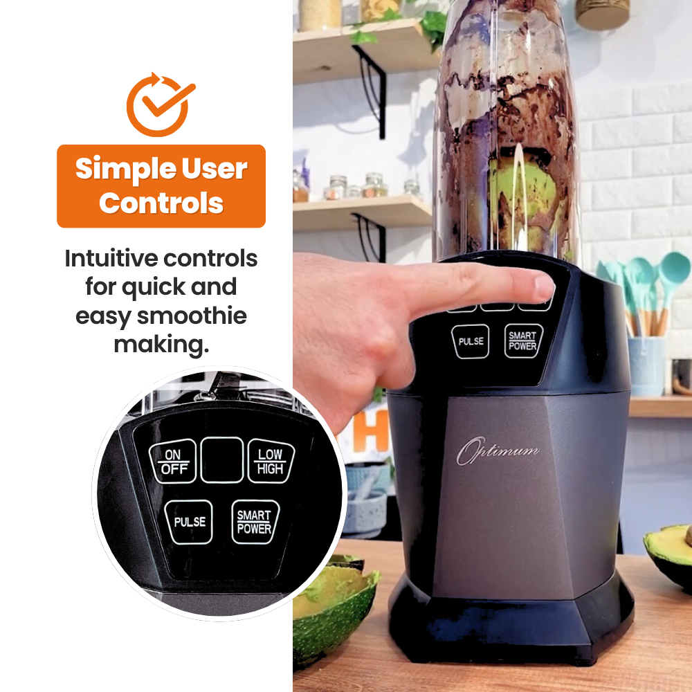 
                  
                    Optimum Nutriforce 2.0 Extractor Smoothie Maker - Personal High Speed Blender
                  
                