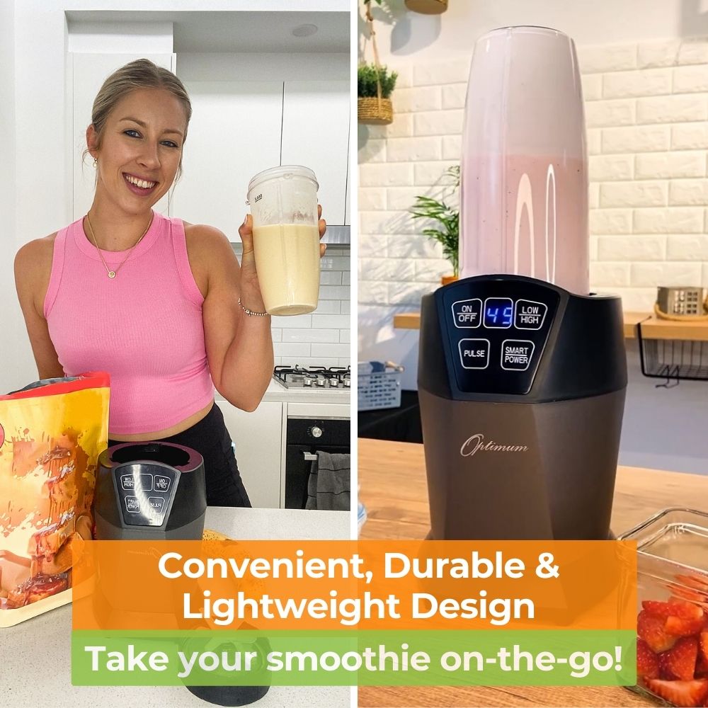 
                  
                    Optimum Nutriforce 2.0 Extractor Smoothie Maker - Personal High Speed Blender award winner
                  
                