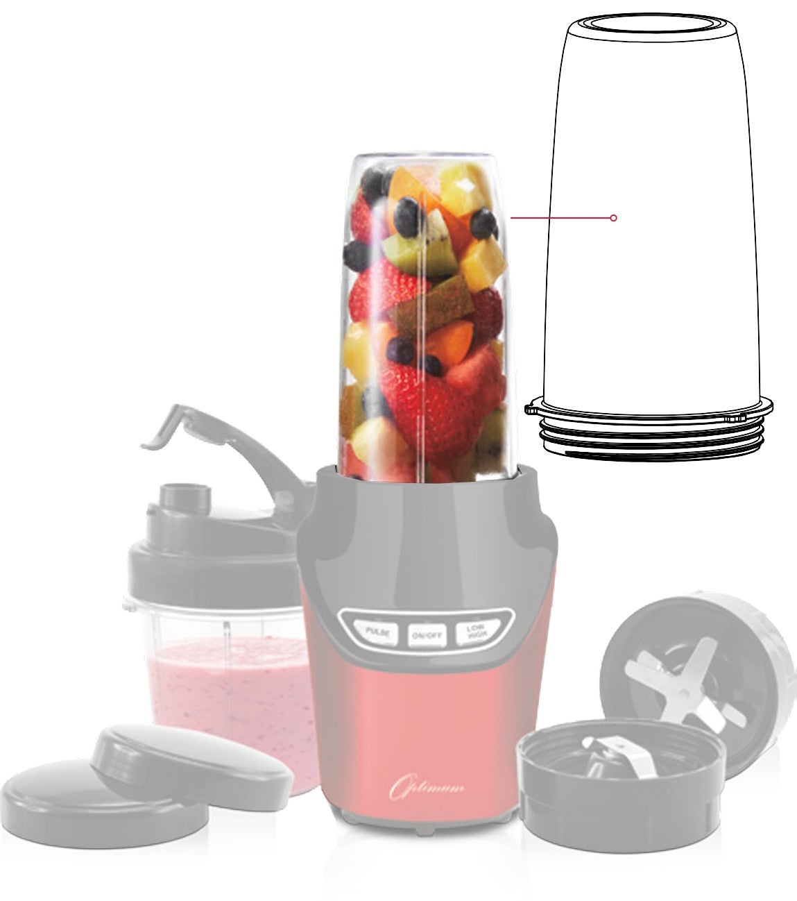 #optimumnutriforce #sparelid #lid #cup #portable 
